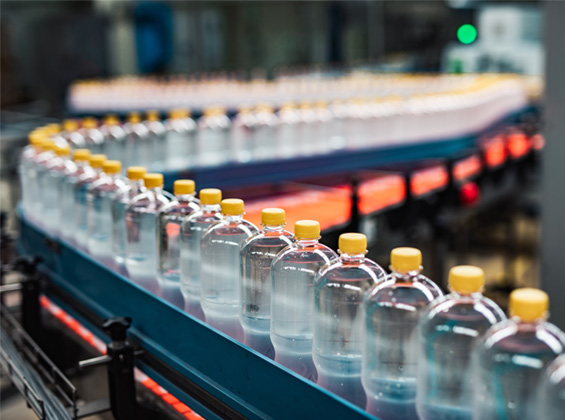 High-speed packaging line for consumer products